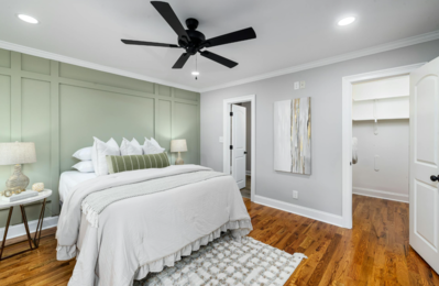 Calgary 4 bedroom townhome kitchen and living area