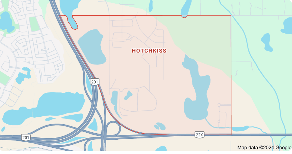 Hotchkiss Calgary Map