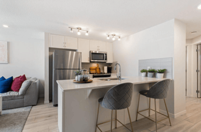 111 338 Seton Circle SE, Calgary | Stylish Townhouse for Sale in Seton